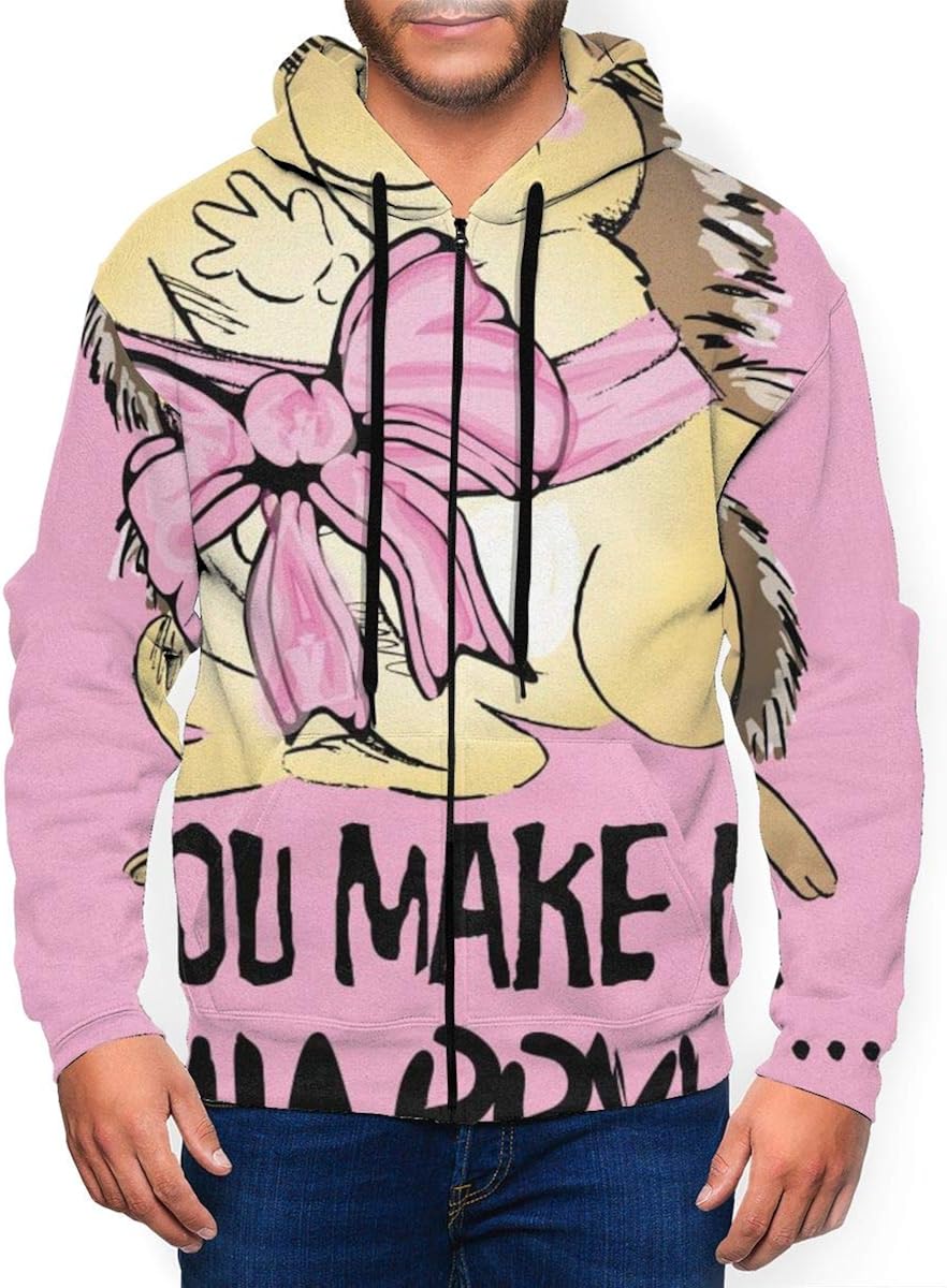 mens pink pullover hoodie