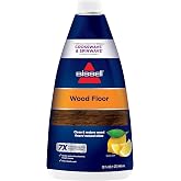 Bissell CrossWave &amp; SpinWave Wood Floor Cleaning Formula, 32 oz, Dissolves Dirt, Grime, and Sticky Messes, Safe on Sealed Floors, Pair with CrossWave, SpinWave, &amp; Other Hard Surface Cleaners, Lemon