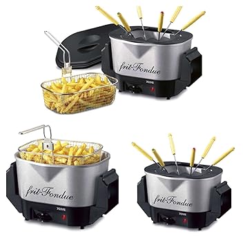 2 in1 freidora Fondue Juego de Starke 1300 W, para 6 ...