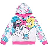 Hello Kitty Girls Fleece Pullover Hoodie Toddler to Big Kid Sizes (2T - 14-16)