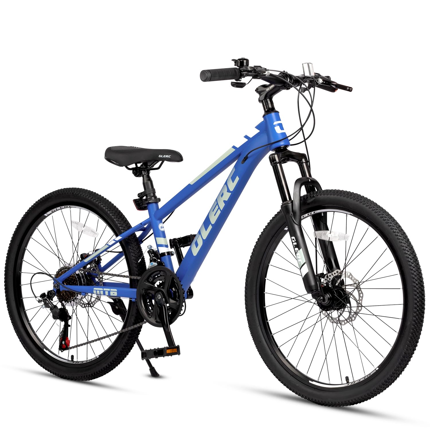 Glerc 24 Inch Kids Bike, Kids Mountain Bike for Boys and Girls Ages 9 ...