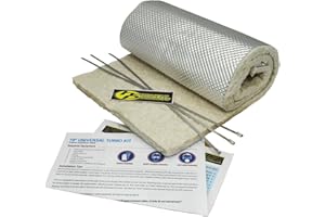Heatshield Products 300002 HP Turbo Kit 1/2" Thick x 10" Wide x 36" Long Universal Downpipe Heat Shield kit