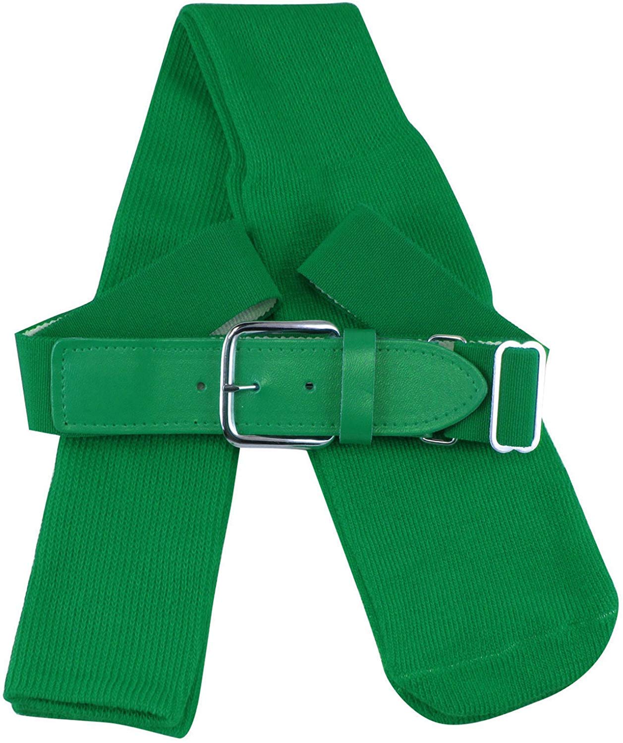 TCK Twin City - Calcetines de béisbol y cinturón, color verde Kelly, talla pequeña