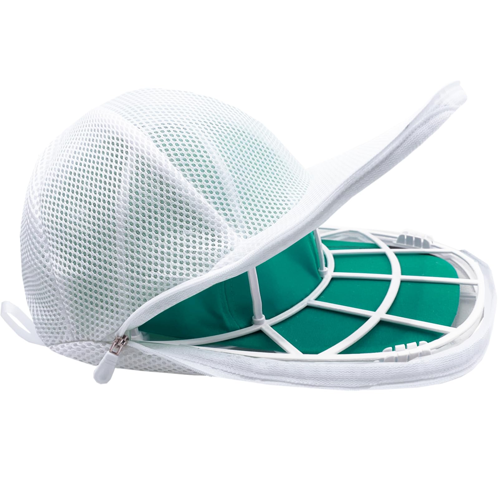 Photo 1 of MCHKJ Hat Washer Cage for Washing Machine, Cap Washer with Mesh Bags Baseball Caps Cleaner/Cleaning Protector Cage