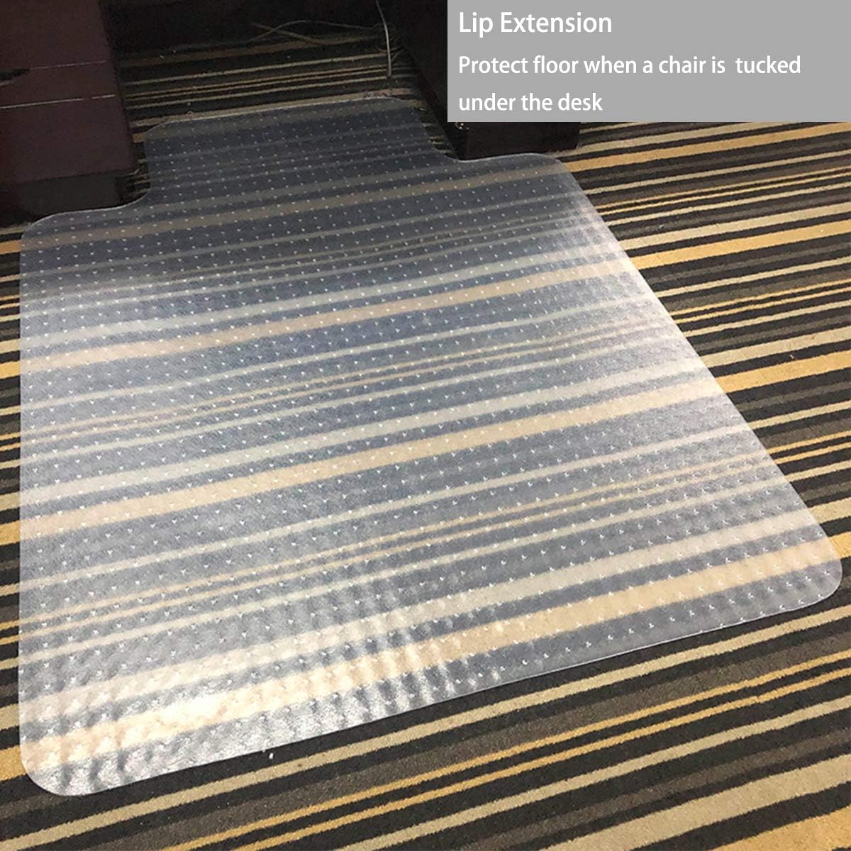 Kerrogee Office Chair Mat for Carpets, 36"×48", Thick Hard and Heavy Duty Premium PVC Quality Floor Mats with Studs, Protect Both Rolling Chair Foot ＆ Carpet, 2.5 MM: Kitchen & Dining