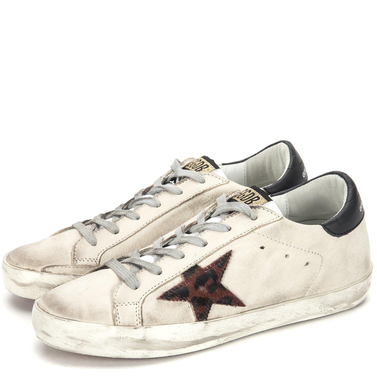 golden goose ice suede leopard
