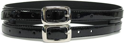 double buckle belt amazon