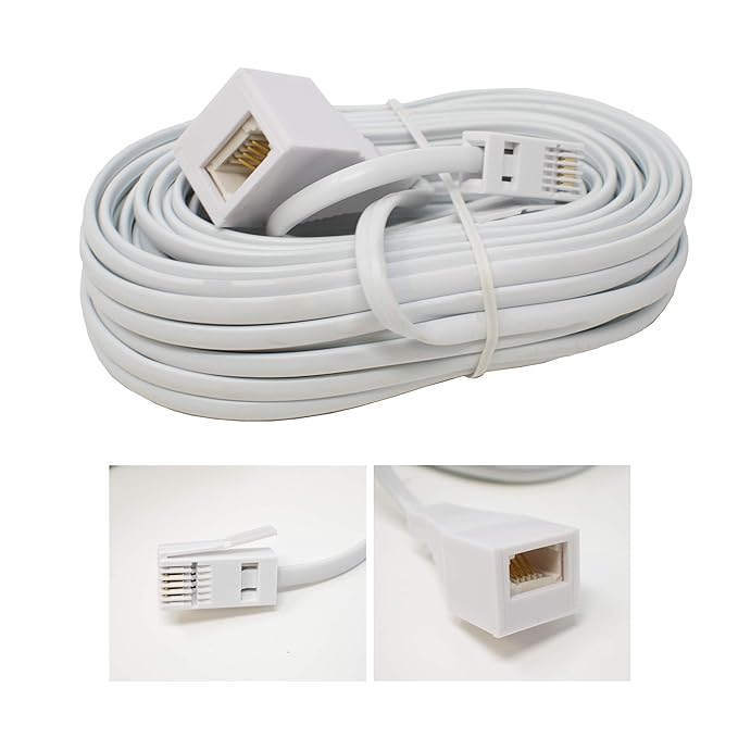 ICHOOSE LIMITED 15M Telephone Extension Cable/BT Plug to Socket/Phone