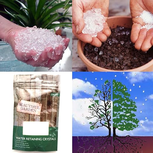 120 g de cristales de Compost Gel de retención de agua riego ...