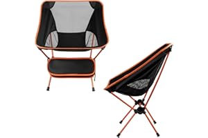 Camping Chairs with Storage Bag Folding Camping Chair, Outdoor Chairs, Small Lawn Chairs Camp Chair Portable Camping Lightwei