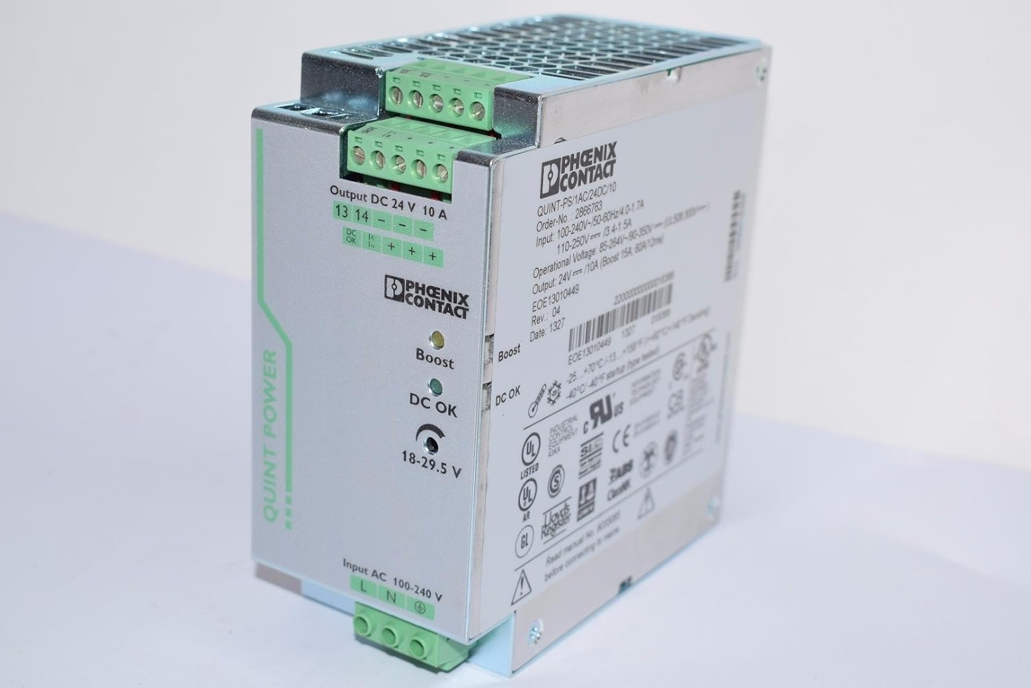 Phoenix Contact QUINTPS/1AC/24DC/10, 2866763 Power Supply T66847