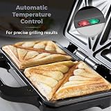 Tower Deep Fill Sandwich Maker 900W Extra Deep Non-Stick Plates T27013 view 5