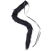 Cat Tail Accessories Costume Tail Faux Fur Fake Cat for Halloween Party Costume Accessories Masquerade Party