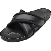 OLUKAI Ani Women’s Slide Beach Sandals, Effortless Design & Stylish Cross Straps, Water-Friendly Versatility, All-Day Comfort & Supportive Arch