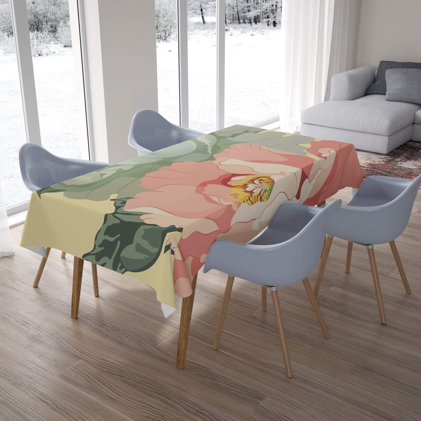 Bonamaison Kitchen Decoration, Tablecloth, 140cm x 200cm - Designed and Manufactured in Turkey