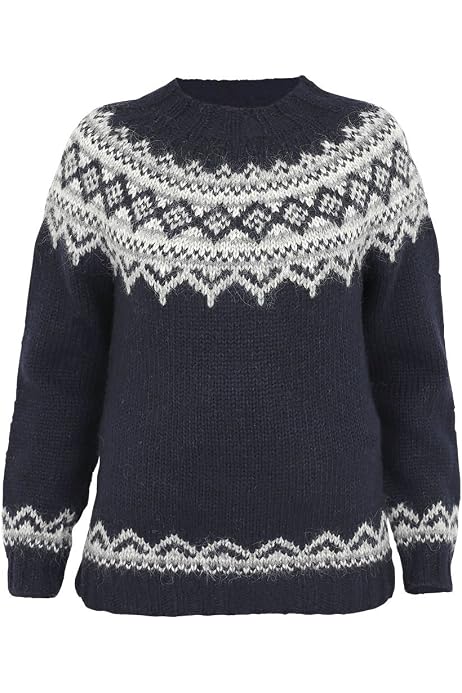 ICEWEAR Skjaldbreiður Hooded Wool Sweater (Black, XS) at Amazon Men's  Clothing store