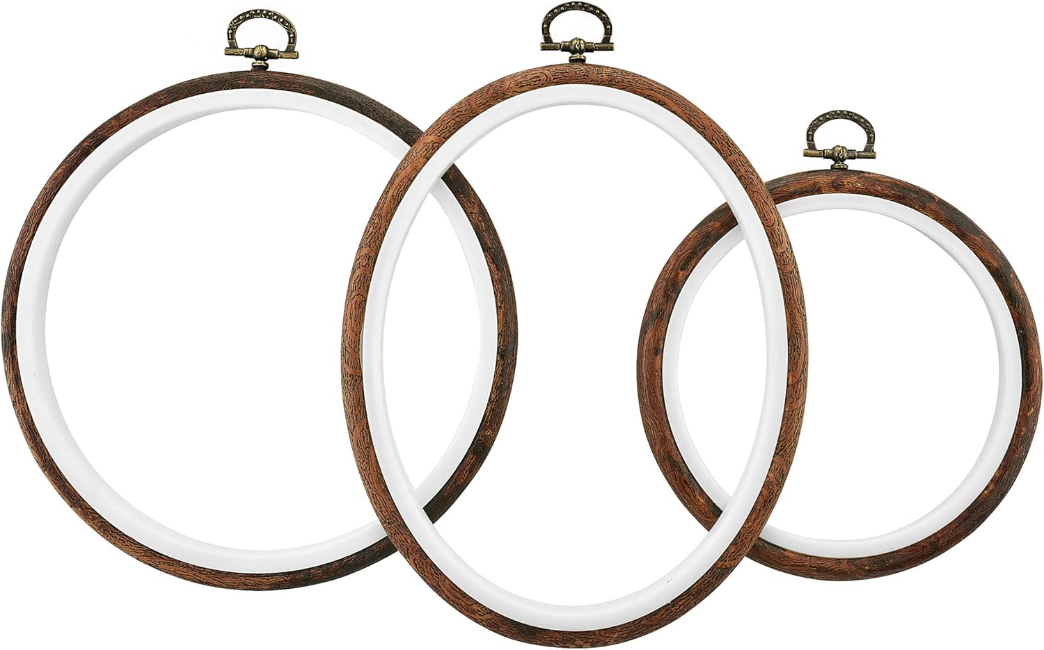 Embroidery Hoops and Cross Stitch Hoops by Celley Imitated Wood