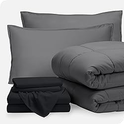 Bare Home Bed-in-A-Bag 7 Piece Comforter & Sheet