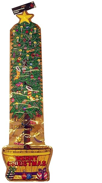 40&quot; Plastic Christmas Card Holder Tree Design Holds 33 Cards (PM107): Amazon.co.uk: Kitchen &amp; Home