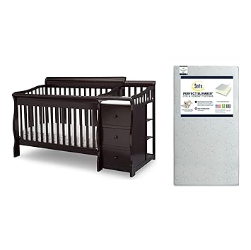 delta children princeton junction convertible crib n changer