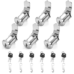 goldenwarm 6 Pack Cam Locks Keyed Alike Cabinet