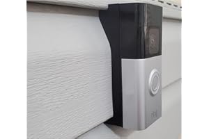 Dutch Lap 4.5 Siding Mounting Bracket Wedge Compatible with Ring 2nd Gen 3D Printed UV Resistant