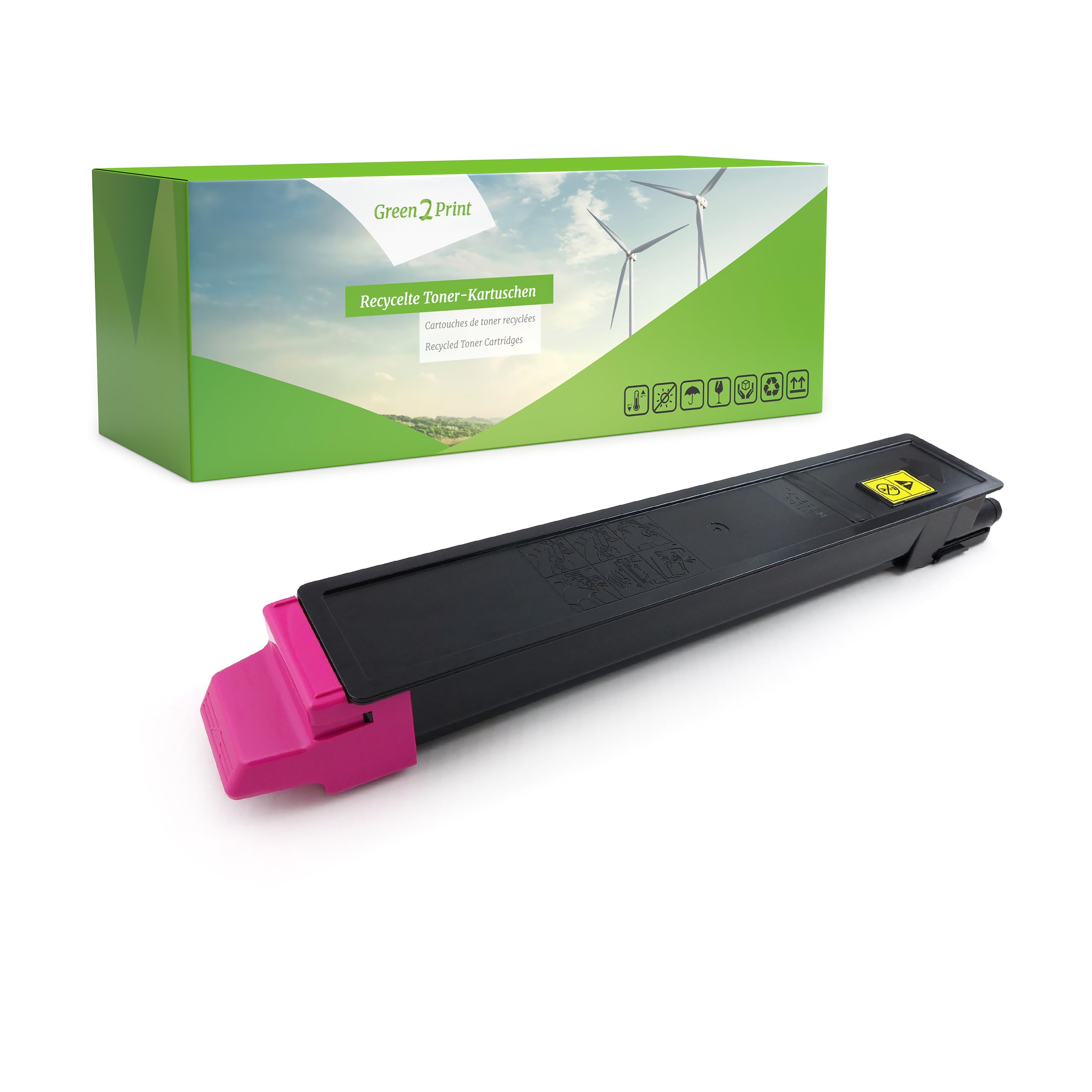 Green2Print Toner magenta 6000 pages replaces Kyocera TK-895M, 1T02K0BNL0 Toner cartridge for Kyocera FSC8020MFP, FSC8025MFP, FSC8520MFP, FSC8525MFP