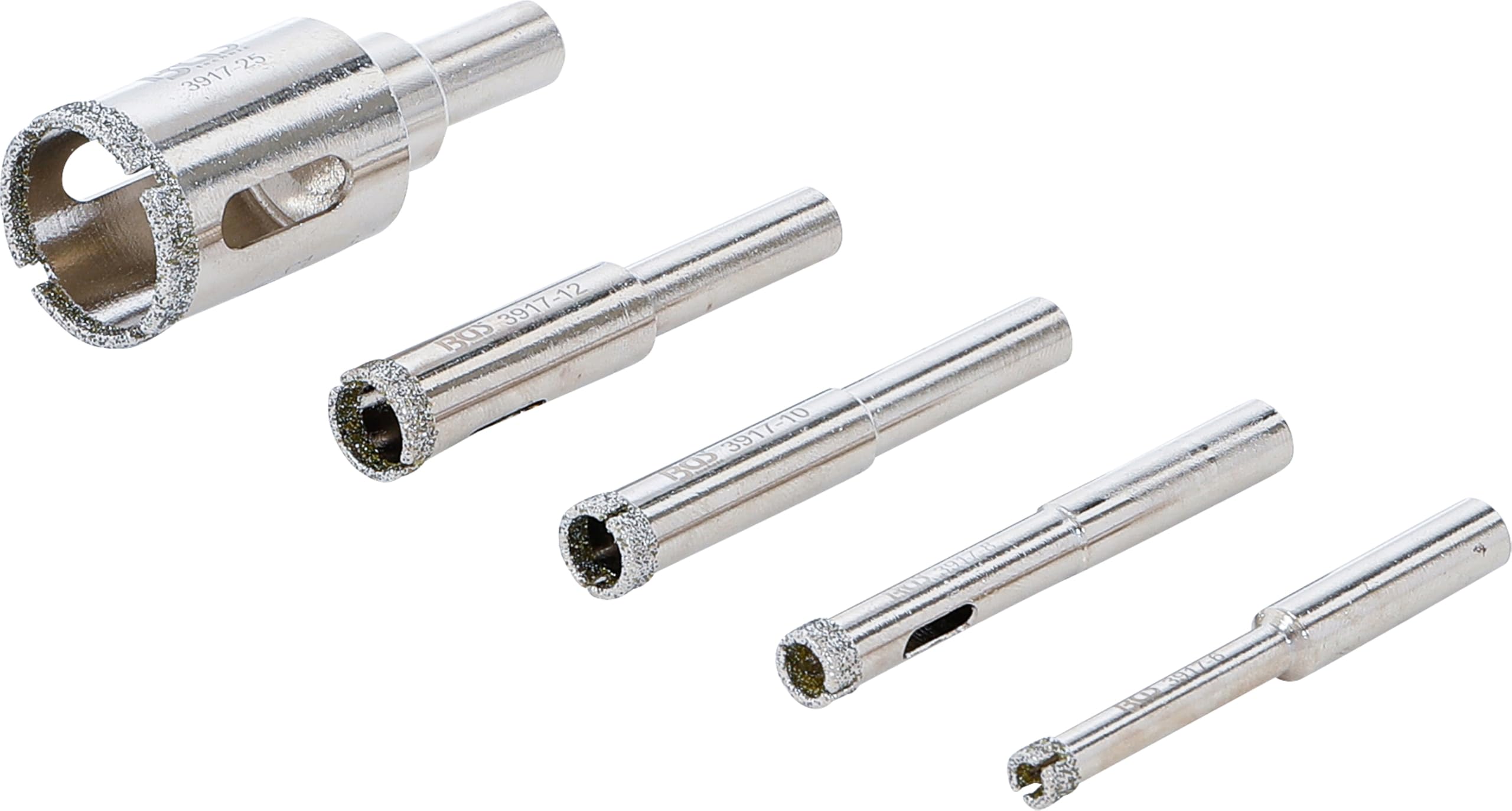 BGS 3917 | Diamond Core Drill Bit Set | 5 pcs.