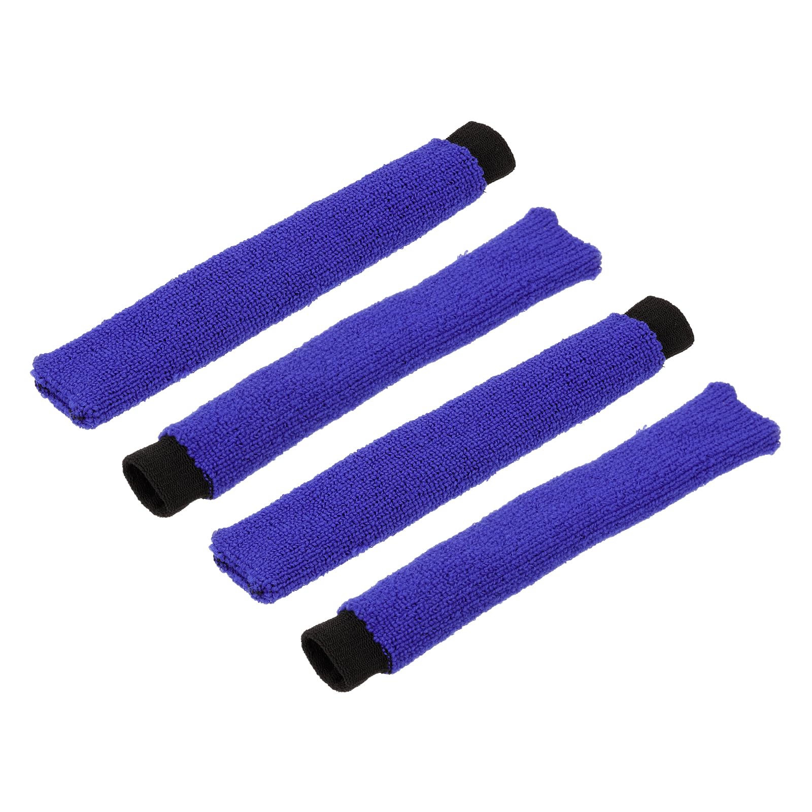 M METERXITY 4 Pack Badminton Towel Overgrip - Nylon Anti-Skid Sweatband Tennis Racquet Grip, Apply to Badminton/Tennis/Golf Handle (Blue)