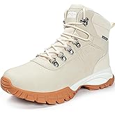 R CORD Womens Hiking Boots Waterproof - Durable Trekking Sneakers Non-Slip Grip Comfortable Walking Shoes for Outdoor Trail Climbing Travel