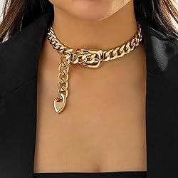 Your Always Charm Chunky Gold Necklace for Women