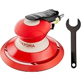 6 Inch Dual Action Air Sander,Pneumatic Random Orbital da Sander | Low Noise,Wood &amp; Metal Sanding,Paint Removal,for Auto Body Repair,High speed and high torque