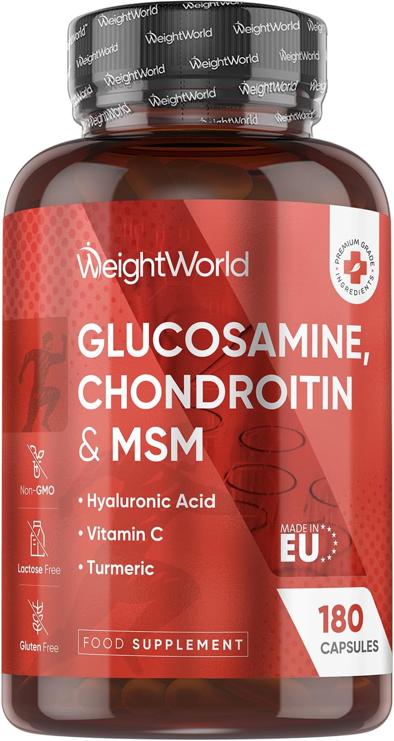 WeightWorld Glucosamine and Chondroitin 180 Capsules 6 Months Support