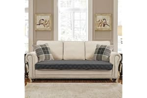 SPXTEX 100% Waterproof Dog Bed Cover, Reusable Pet Furniture Cover, Non-Slip Dog Blanket Incontinence Mattress, for Kids Children Dog Cats Cover Sofa Couch(30x80 Inches, Dark Gray)