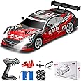 Sakeye RC Drift Car, 1:16 4WD 2.4GHz RC Car High Speed Drifting Toy with Lights, Rechargeable for Adults & Boys