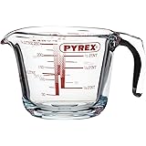 Pyrex GLSMJ1/2PT Glass Measuring Jug, 250 ml - Clear