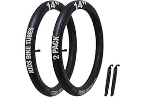 STEERLING TIRE CO. [2-Pack] Heavy Duty - 12"/14"/16"/18"/20" | Kids Bikes Inner Tubes Replacements for Kids Bikes -3.50mm Thick for RoyalBaby, JOYSTAR, Dynacraft and More!