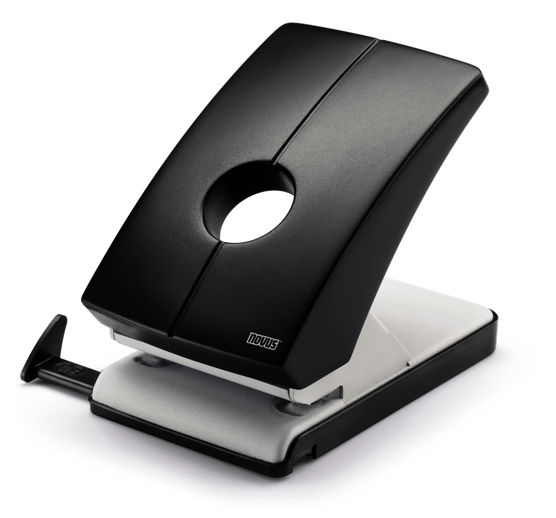 Novus B 240 40 Sheet Capacity Heavy Duty Hole Punch - Black/ Grey