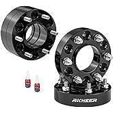 Richeer 4 PCS 1.5 Inch Hubcentric Wheel Spacers 6x5.5 for G-M-C Yukon/XL, Wheel spacers 6x139.7mm for Silverado 1500 Tahoe Av