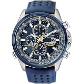 Citizen Men's Eco-Drive Sport Luxury World Chronograph Atomic Time Keeping Watch