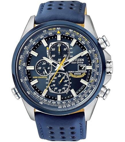 Amazon.com: Citizen Eco-Drive Pilot Chronograph Watch with Atomic