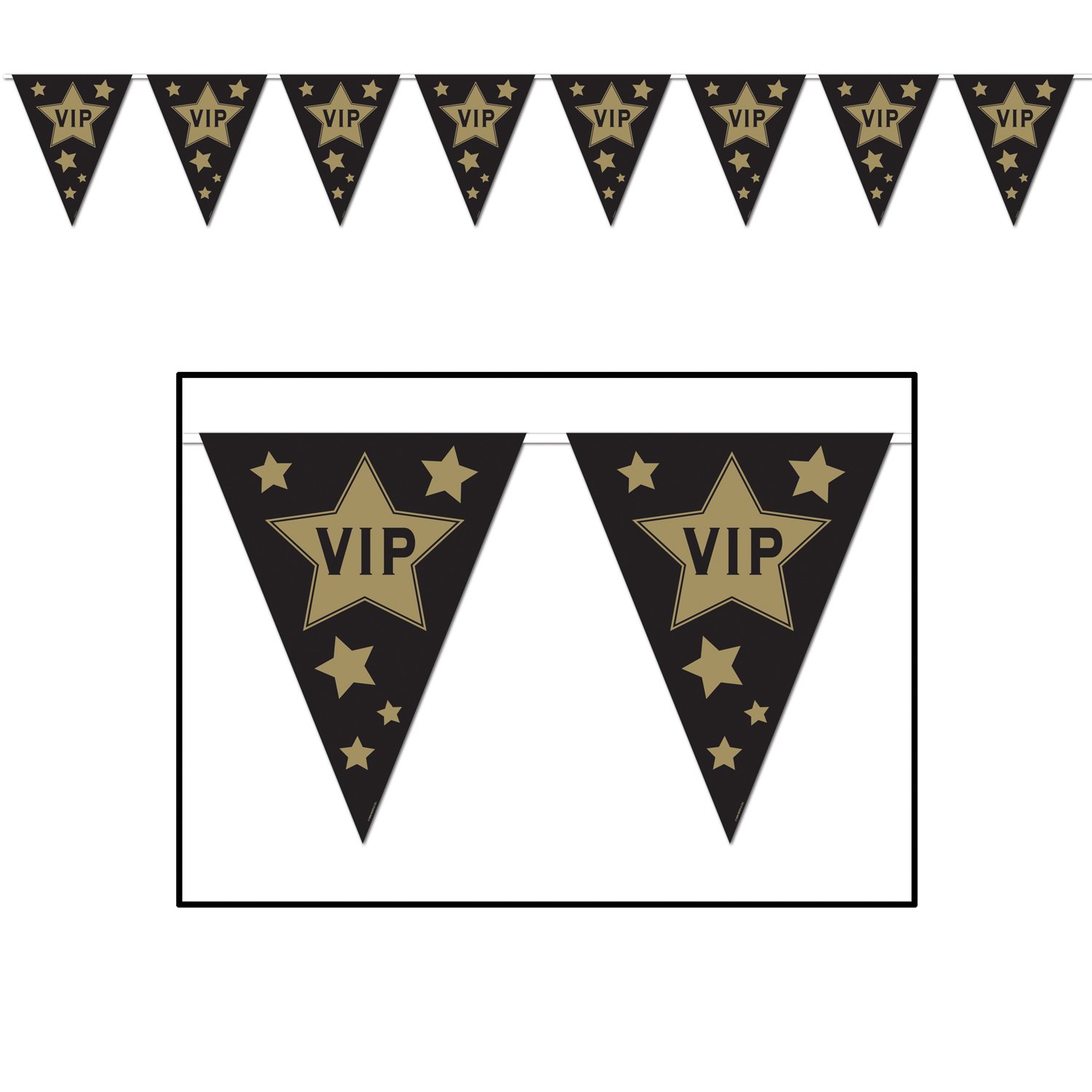 Beistle VIP Pennant Banner 57513