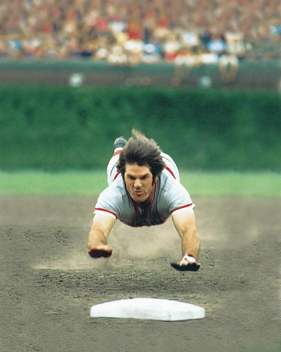 Photographs - Pete Rose - Charlie Hustle 8 x 10 / 8x10 Glossy Photo Picture Image