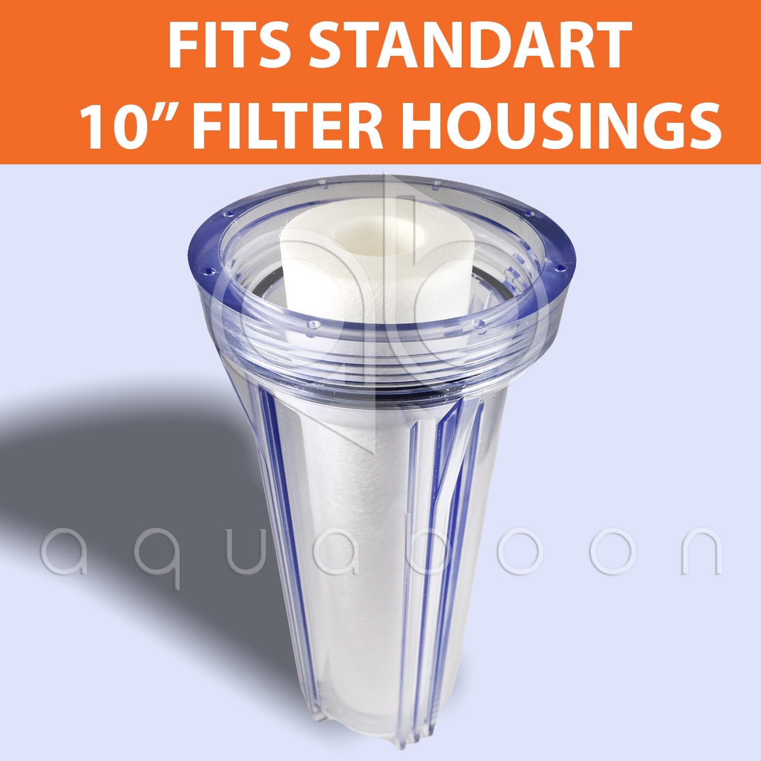Aquaboon 25-Pack of 5 Micron 10" Sediment Water Filter Replacement Cartridge for Any Standard RO Unit | Whole House Sediment Filtration | Compatible with Dupont WFPFC5002, Pentek DGD Series, RFC: Home & Kitchen