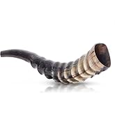 HalleluYAH Blesbok Horn Shofar 10"-14" Complete Set | Handcrafted in Israel