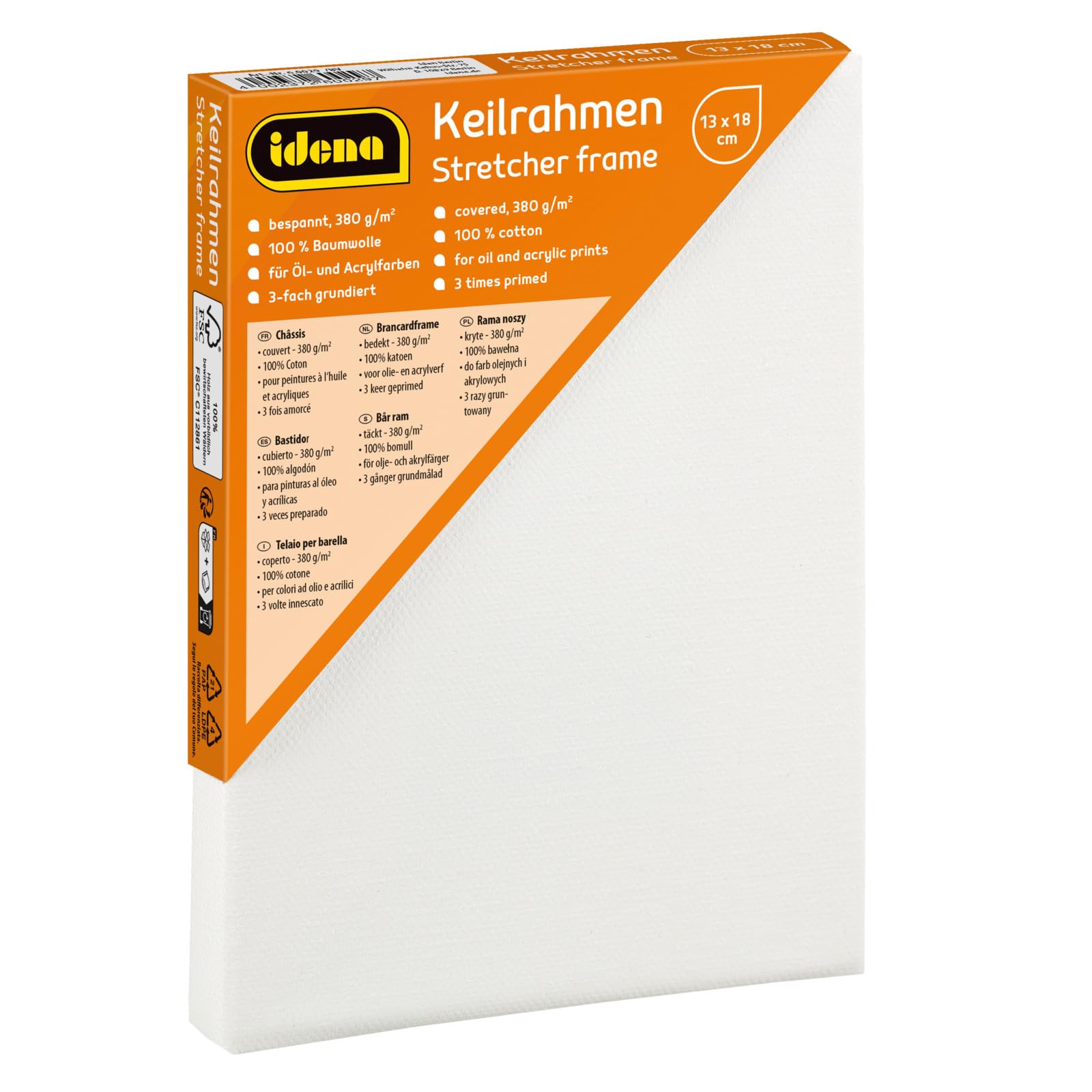 Idena 60029 Stretcher Frame for Oil and Acrylic Paints