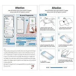 AYCFING 2+2 Pack Galaxy S23 Plus Tempered Glass