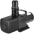 VIVOSUN 3567 GPH Submersible Water Pump, 130W Pond Pump, Ultra Quiet Aquarium Pump with 14.8FT Lift Height for Pond, Waterfall, Fish Tank, Statuary, Hydroponic