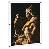 NIUBEE Movie Poster Frame 27x40, Clear Acrylic Wall