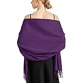 Ciormis Pashmina Scarf for Women, Soft Pashminas Shawls and Wraps for Evening Dresses, Wedding Bride Bridesmaid Shawls Scarf